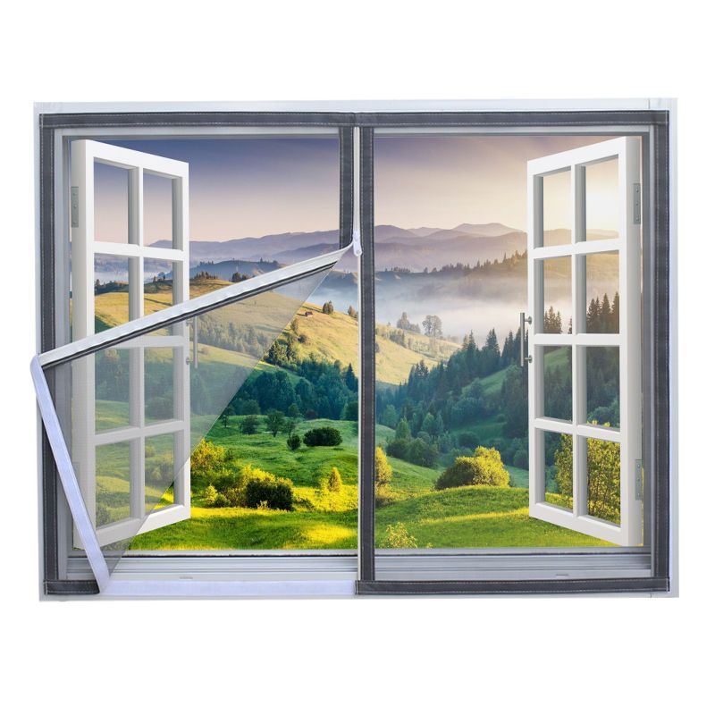 Malla Mosquitera Autoadhesiva de Poliéster para Ventanas del Hogar
