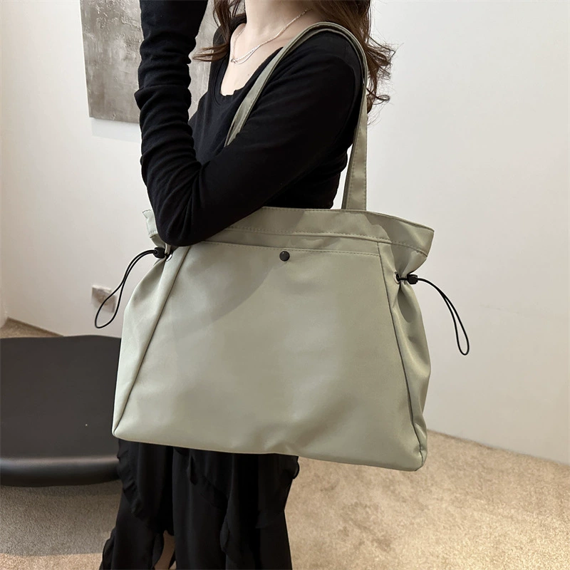 Shopping bag, capacious summer one-shoulder bag