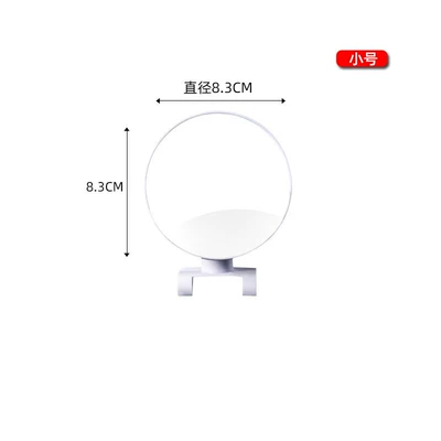auxiliary rearview small reflector mirror, Large field of view rear view auxiliary mirror - wg-round-mirror-small-size-white-single-pack