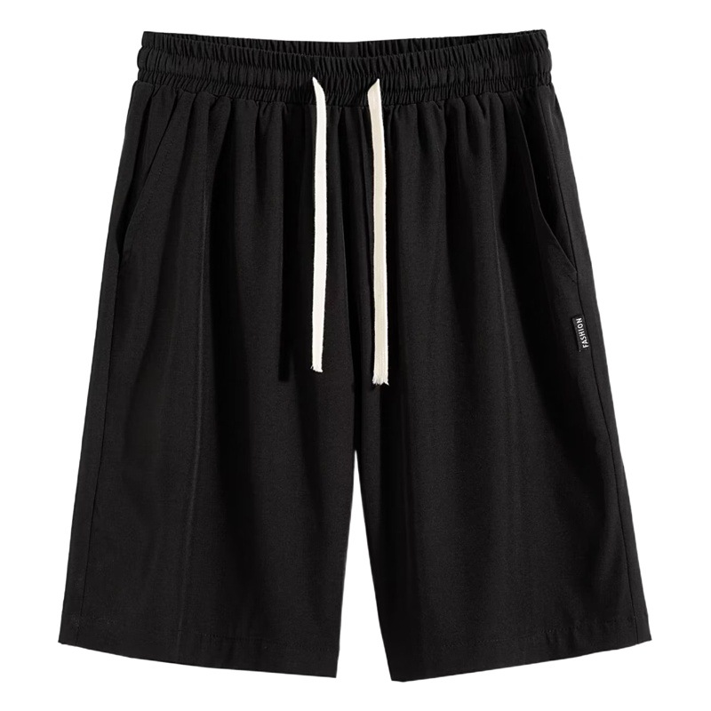 Shorts Men's Summer Outer Wear Thin Trendy Brand Sports Shorts Men's Quick-Drying Ice Silk Mid-Pants Loose Casual Large Pants