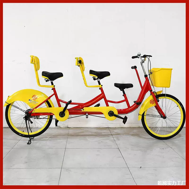 Туристический экскурсионный поезд на троих, двухместный детский велосипед для родителей и детей, двухместный экскурсионный автомобиль для пар, пассажирский автомобиль, спортивный автомобиль.