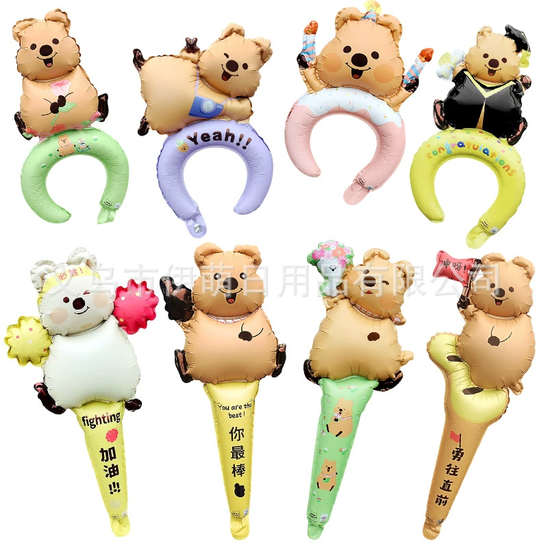 2025 День защиты детей, алюминиевая пленка, повязка на голову с героями мультфильмов, воздушный шар, спортивная встреча, палочка для поддержки, бита, воздушный шар на фестивале драконьих лодок