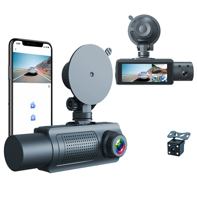 Triple Recording Dash: Zhongxing Driving recorder