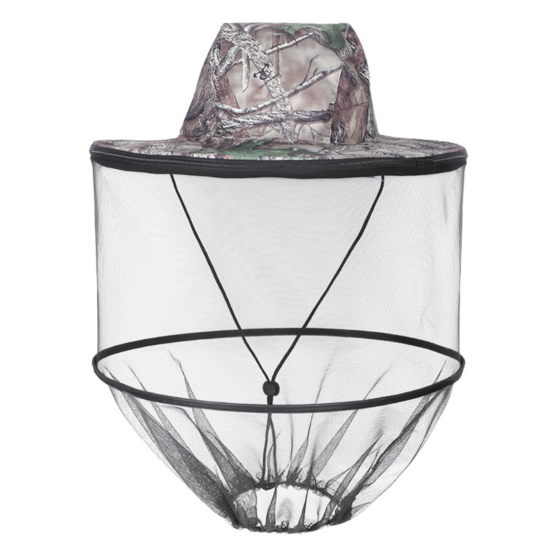 Outdoor Fishing Anti-mosquito Cap Ordinary Removable Sun Protection Anti-mosquito Cap Anti-bee Cap Fishing Gear Supplies Fishing Cap
