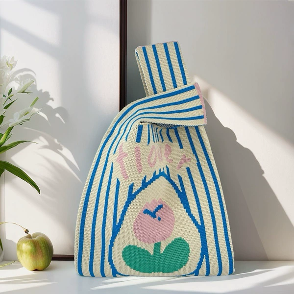 Striped tulip blue