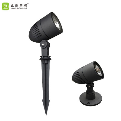 跨境LED户外照明地插灯10W12W大功率/COB投射灯庭院插地灯景观灯|ru