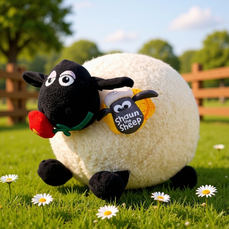 Authentic Shirley Plush Toy Doll Shaun Cross-Border Lamb Pillow Gift Wholesale Wedding Throw Doll