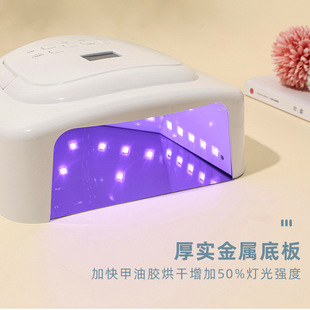 Nail light therapy lamp charging high-power nail baking lamp stall nail machine quick-drying UV lamp long endurance wholesale
