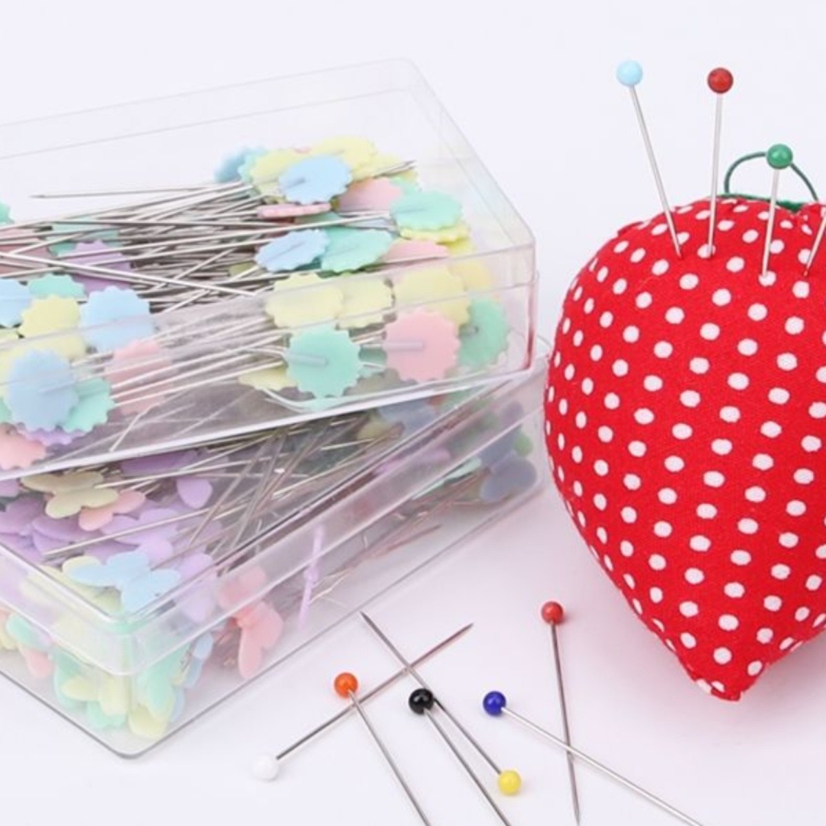 Aguja de cuentas de cerámica aguja nacarada aguja de posicionamiento aguja fija de acero inoxidable hecho a mano herramienta de bricolaje ropa de corte conformación