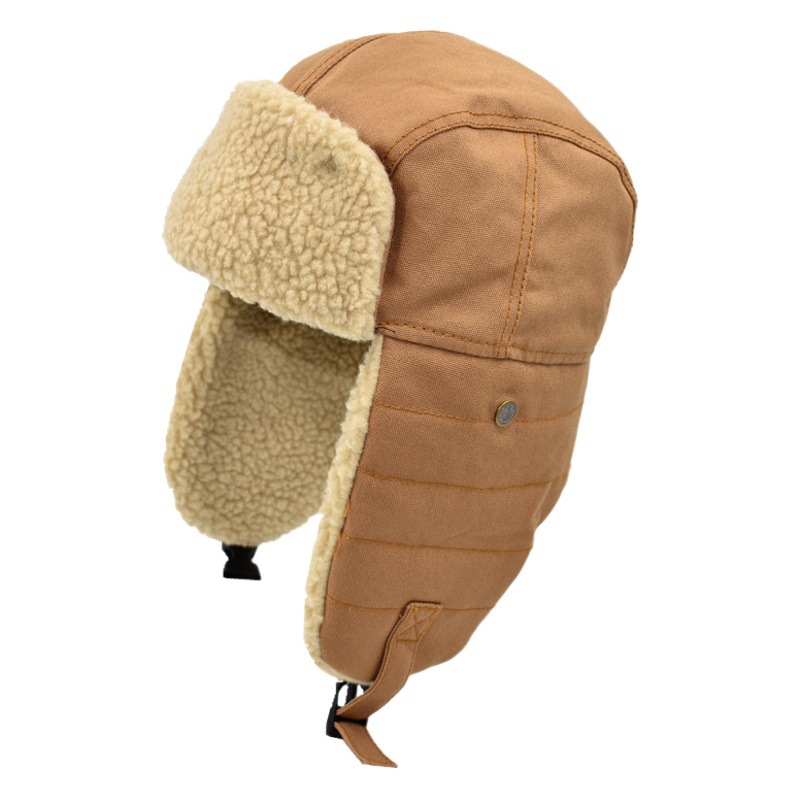 Lei Feng sombrero hombres y mujeres invierno protección auditiva sombrero de algodón ciclismo Noreste cálido piloto motocicleta sombrero transfronterizo comercio exterior