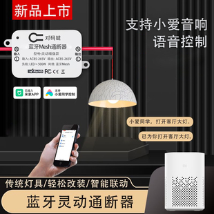Intelligent mesh/WiFi on-off device supports Xiao Ai's classmate's voice control, lamp modification, smart switch timing
