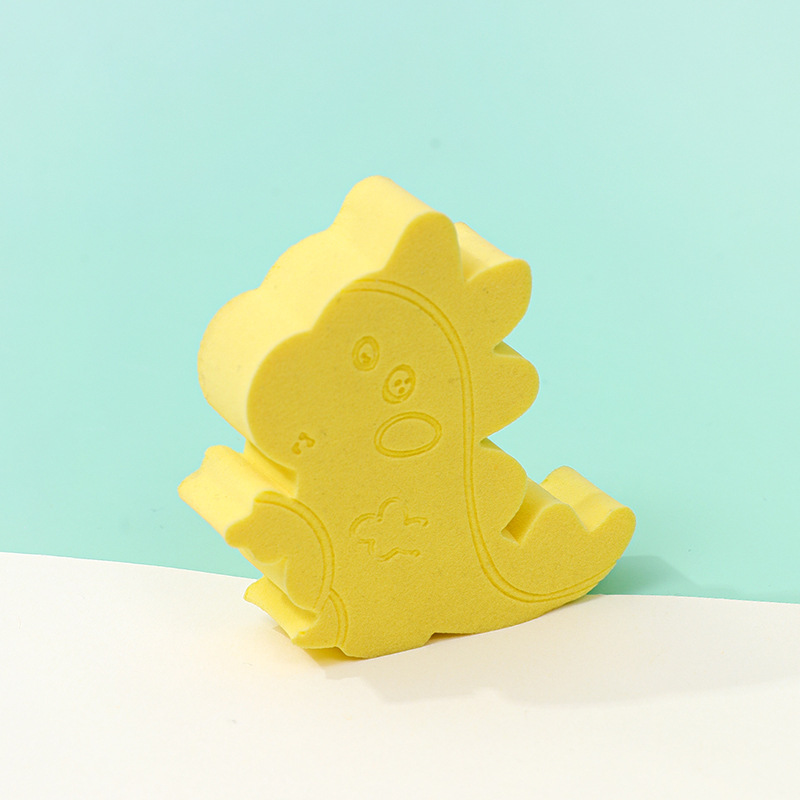 Puff de dinosaurio personalizado de fábrica transfronterizo sin látex sin polvo, huevo de maquillaje de forma especial de doble uso húmedo y seco, huevo de maquillaje de esponja