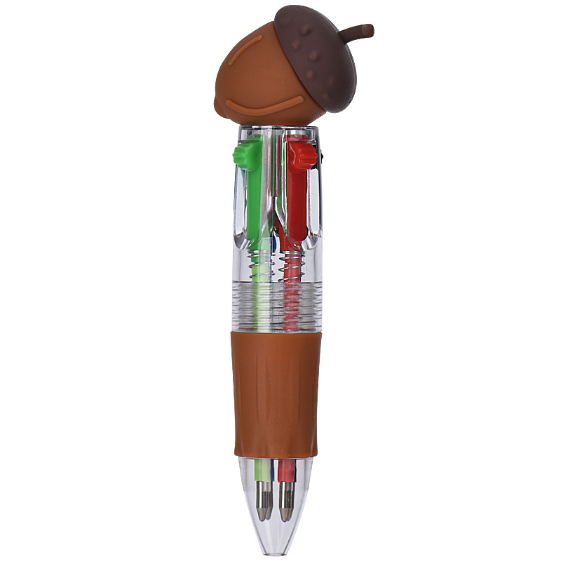 Lovedoso día de Acción de Gracias mini bolígrafo de cuatro colores para niños de alto valor de color multicolor cuentas de mano marcador bolígrafo estudiantes papelería al por mayor