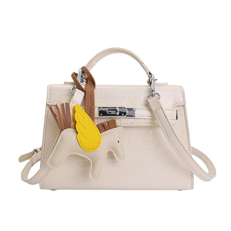 Nicho popular cocodrilo portátil bolso Kelly mujer 2026 nueva moda versátil alta sensación de hombro mochila