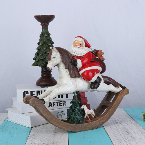 Santa Claus resin ornaments Christmas tree light string Christmas train gingerbread snowman resin crafts Christmas gifts