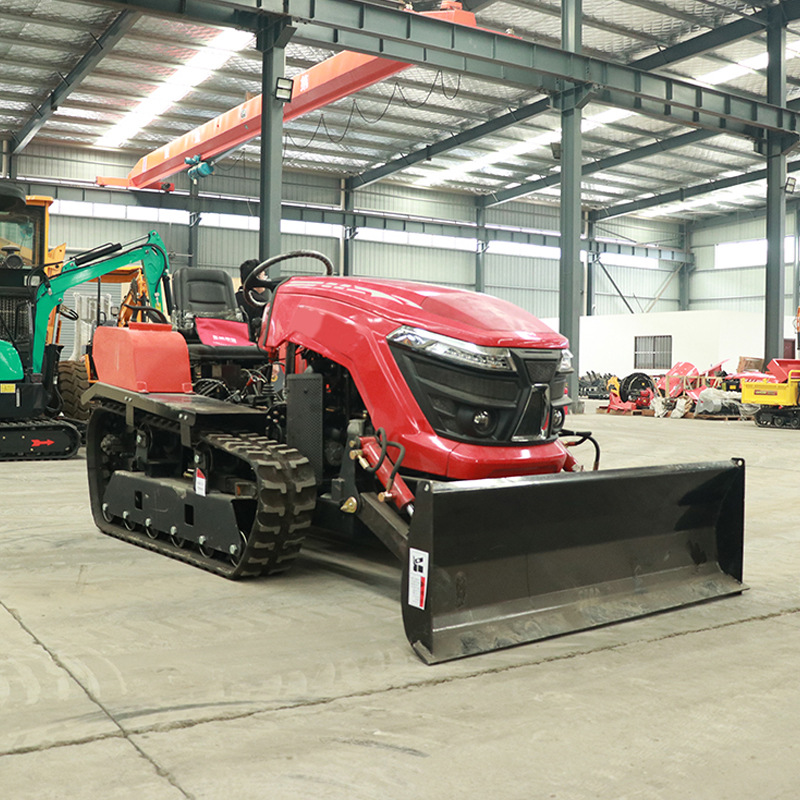 定制乘坐式旋耕机中小型柴油耕地耕田农用荒地开沟机履带式旋耕机