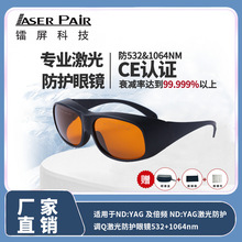 CE��֤532&1064nm OD5+ ˫���μ�������۾� ��ҵ���Ƽ��⻤Ŀ��