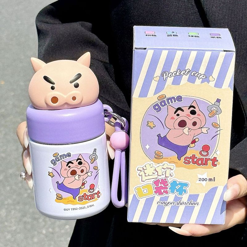 蜡笔小新保温杯316食品级学生便携上班随手杯创意女可爱2025新款|undefined