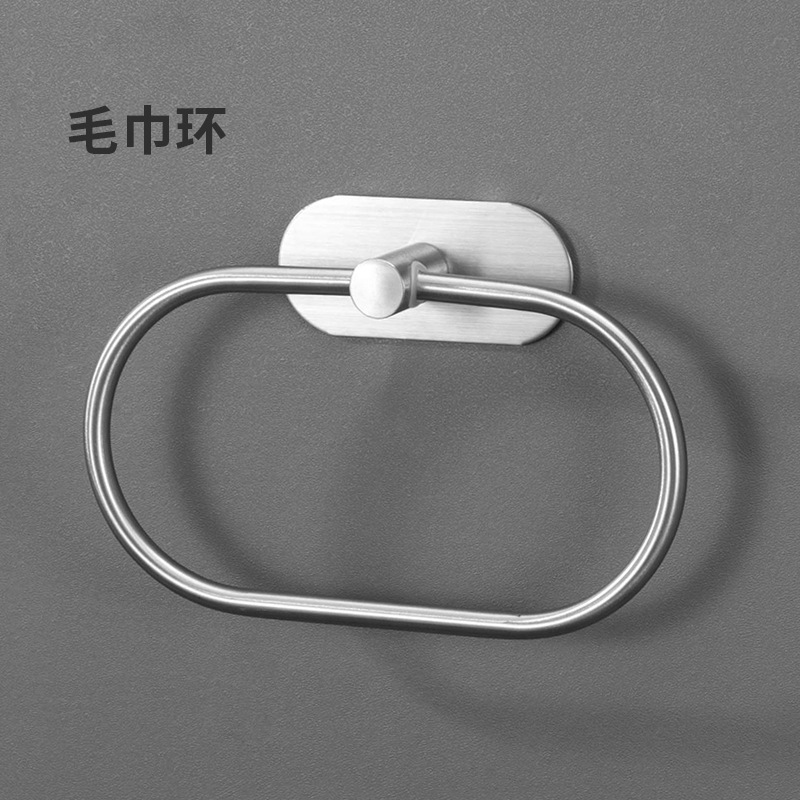 Soporte para sombrero de acero inoxidable Soporte de papel telescópico Varilla de toalla Soporte de toalla Anillo de toalla Soporte de toalla de cocina sin perforación Amazon