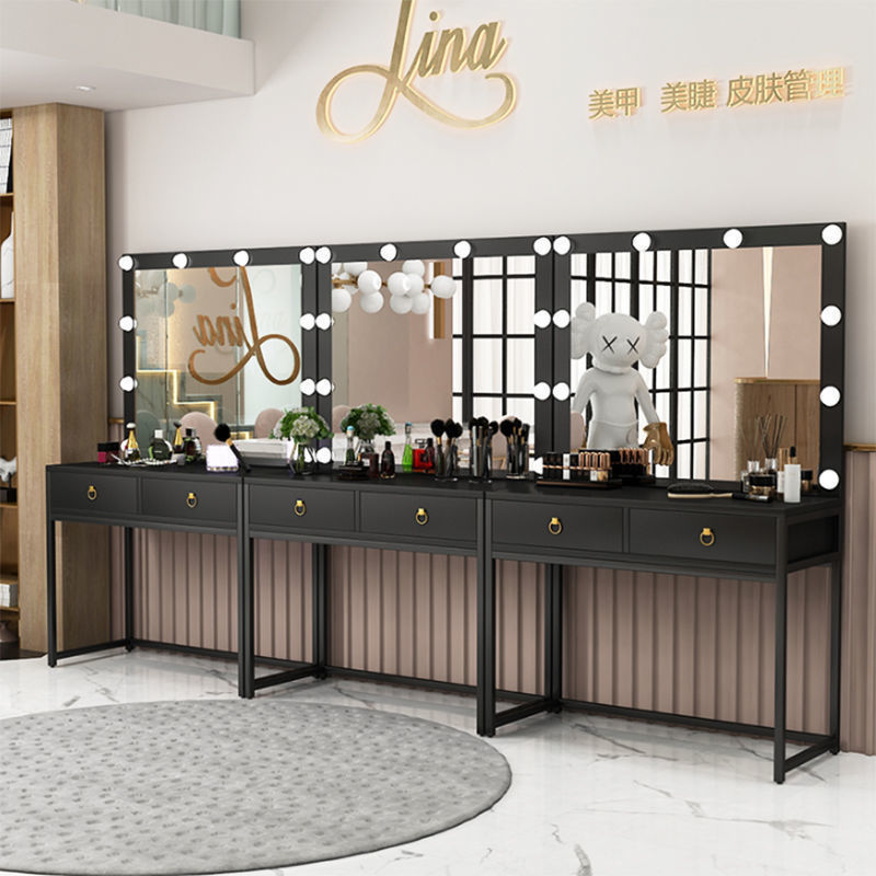 Studio Dressing Table with Light Professional Makeup Bridal Shop School Makeup Artist Special Makeup Table Dressing Table