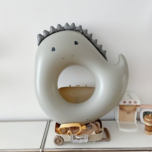 ins children swimming ring boys and girls life buoy baby gray dinosaur swimming ring arm ring small children swimming ring