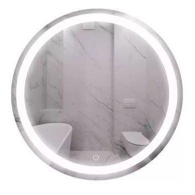 Gabinete de baño espejo con marco separado LED oval con lámpara de baño inteligente de desneblado de baño espejo de maquillaje de pieza única