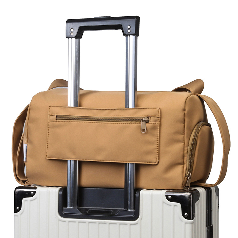 Bolsa de viaje de gran capacidad de asiento de zapato independiente pendiente de alojamiento fitness yoga bolsa de almacenamiento bolsa de viaje de embarque portátil al por mayor