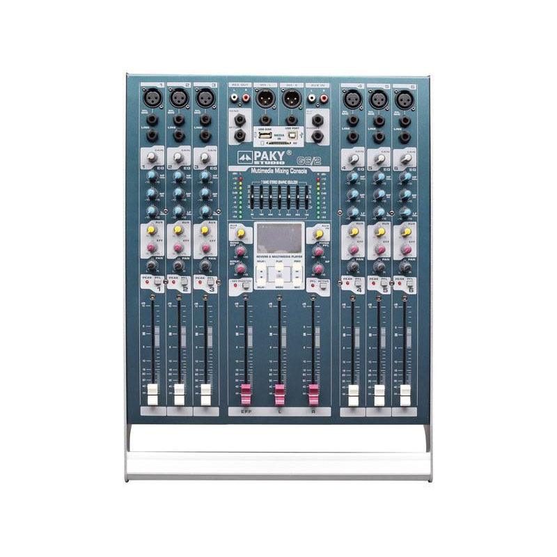 供应PAKY佰奇G系列G6/2调音台 带效果带均衡可用USB和SD卡