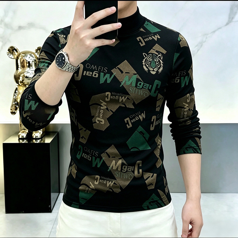 【型男必备】秋季轻奢潮流时尚舒适卫衣长袖个性网红百搭虎头男士