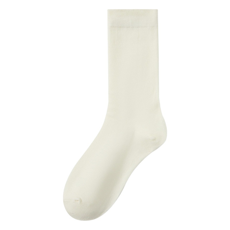 Calcetines de algodón puro para mujer, resistentes a los olores, absorbentes del sudor, calcetines largos, antipilling, calcetines sin costuras hasta la pantorrilla, calcetines de maternidad, calcetines Zhuji al por mayor.