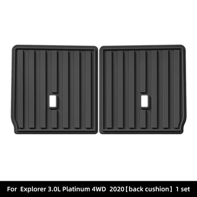 Mat Rear Bucket Mat Backrest – Trunk Mat - 20-ford-explorer-seat-back-cushions-suitable-without-straps-north-america-black
