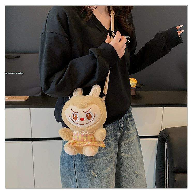 Rabbit, plush cartoon doll, shoulder bag, worn on the shoulder, Birthday gift