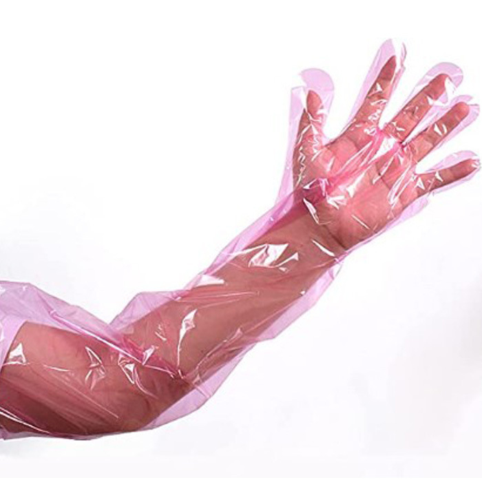 人工授精手套母牛护臂检查繁育出口级质量兽用一次性触诊手套E