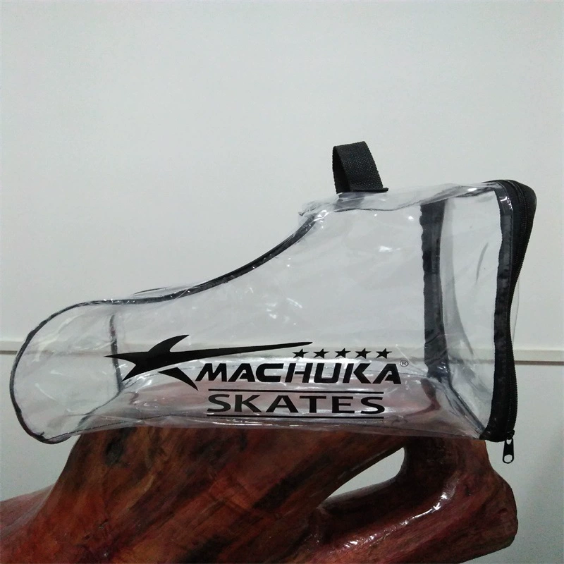 Прозрачный портативный ПВХ упаковочный мешок изготовленный на заказ ПВХ роликовые коньки упаковочный мешок спортивные товары оптом
