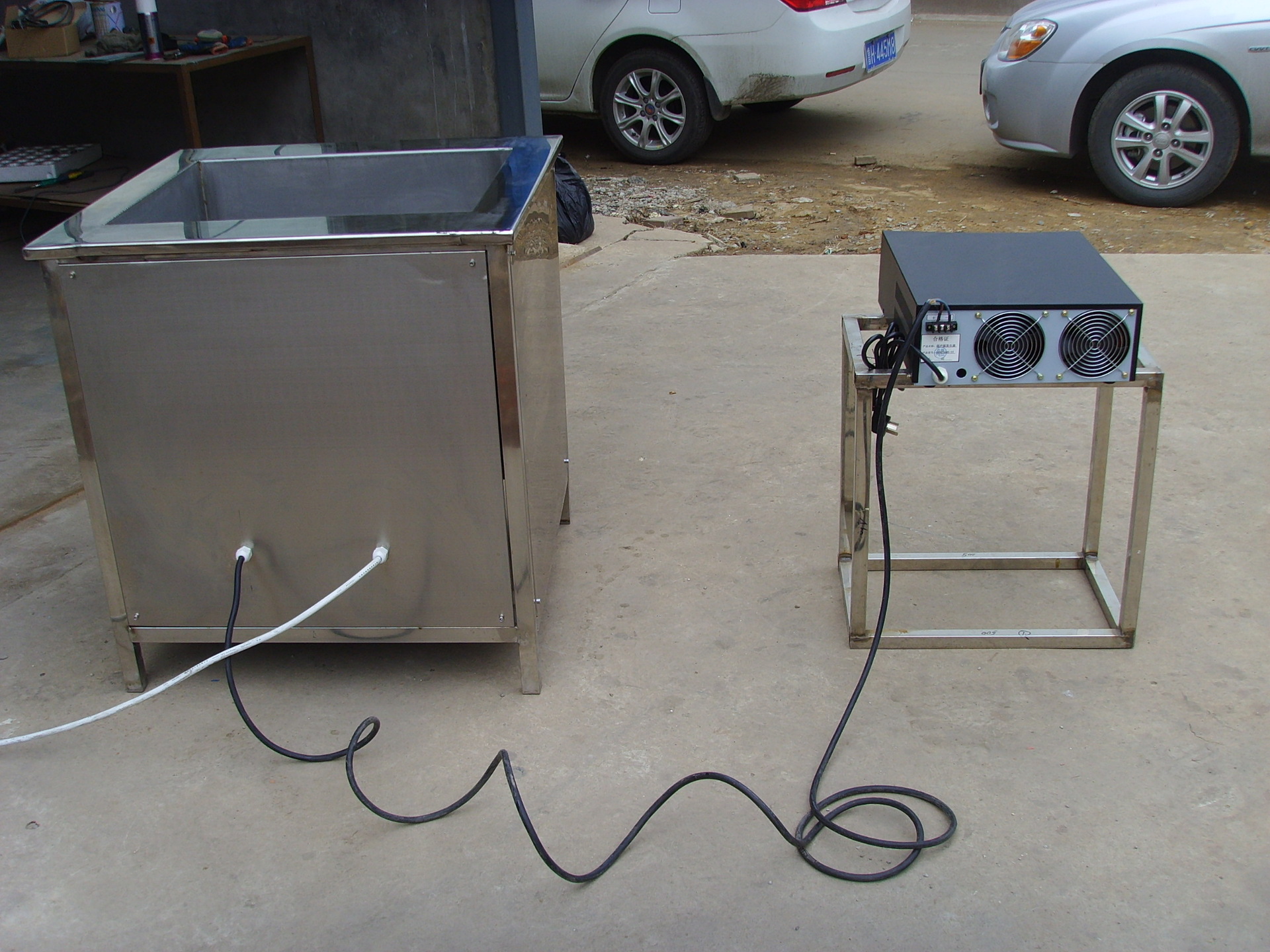  工业单槽超声波清洗机五金零件机械配件除油大功率超声波清洗机