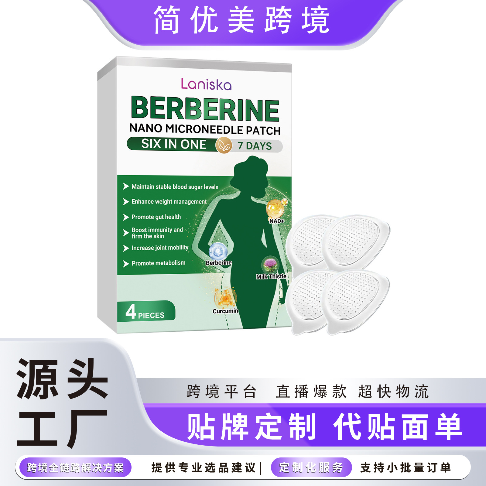 Laniska Body Care Patches Gently Care for the Body's Skin Lines, Are Lightweight, Breathable, and Easy to Apply