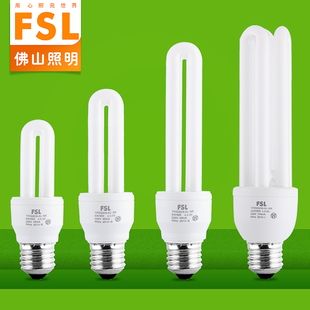 Ql@3H Foshan Lighting Energy-Saving Bulb 2U Long Strip Table Lamp Screw Household E27 White Light Spiral Lamp Super Bright