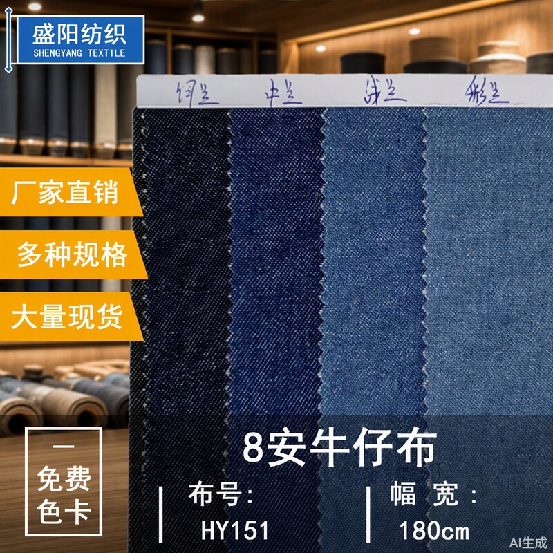 8 oz Pure Cotton Denim Fabric Modern Tie-Dye Color Sample Cut Version Bulk Price Spring/Summer Denim Pants Fabric 8 oz Pure Cotton Denim Fabric Modern Tie-Dye Color Sample Cut Version Bulk Price Spring/Summer Denim Pants Fabric
