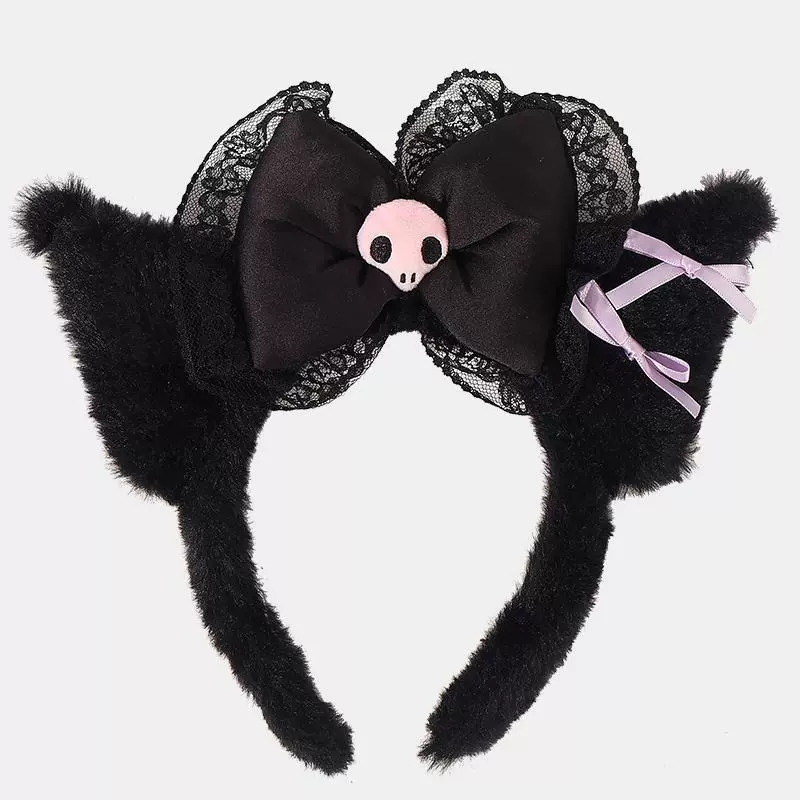Санrio, Hello Kitty, подлинная милая плюшевая повязка на голову с бантом, стиль Лолита