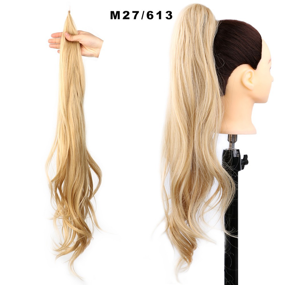 Ponytail Extension Synthetic Long Curly Hair High Temperature_voghion.com