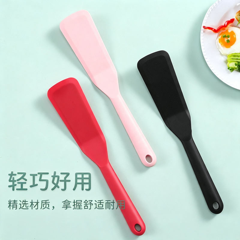现货厨房用具批发硅胶饼干铲迷你烘培小铲子 不粘锅曲奇铲煎蛋小