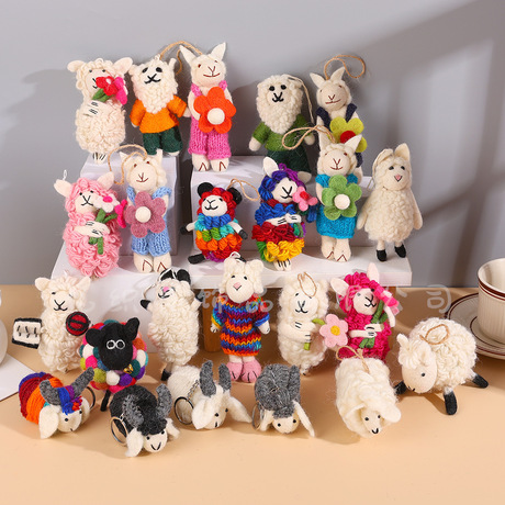 Nepal Custom Needle Felted New Lamb Miu Series Pure Handmade Wool Felt Finished
