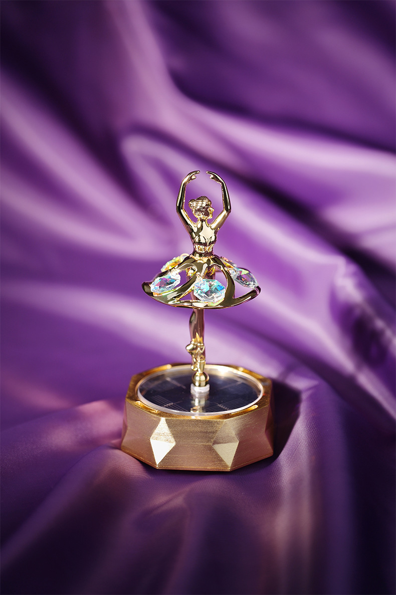 Car aromatherapy ornaments 2023 new goddess solar rotating ballet perfume car decorations high atmosphere