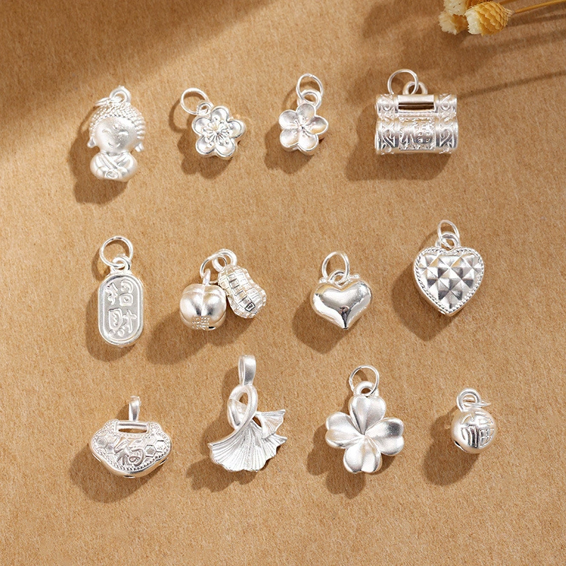 Серебряный браслет, подвеска, ожерелье, цепочка, ручка, аксессуар, 925 проба серебра, ручная работа