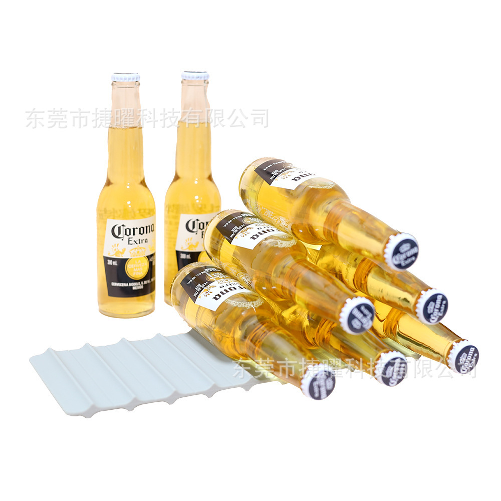 亚马逊新款硅胶酒托酒吧台垫红酒架防滑可折叠啤酒托红酒陈列架