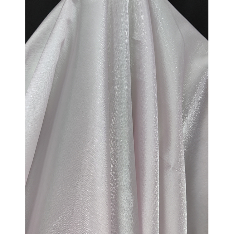 厂家批发阳离子树皮纹欧根纱 微透丝绸欧根纱布 丝滑礼服纱