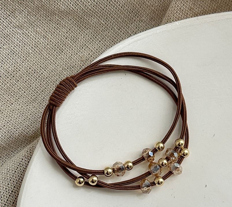 라인스톤 비즈 레드 커피