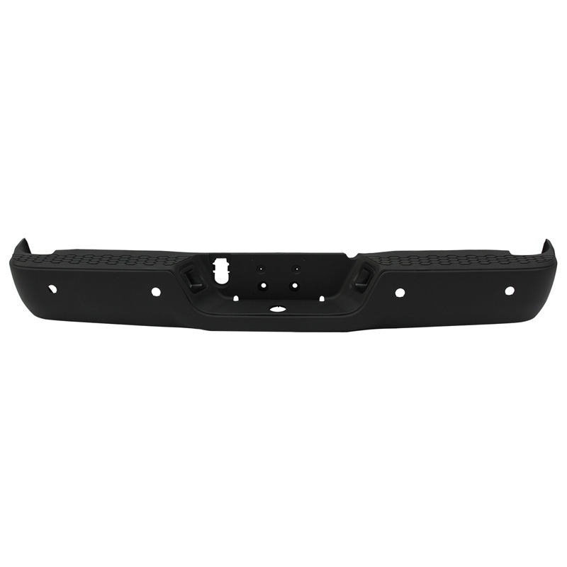 Adecuado para el parachoques trasero de Dodge Ram1500 2009-2018, modelo original Ram en color negro con orificio para radar.
