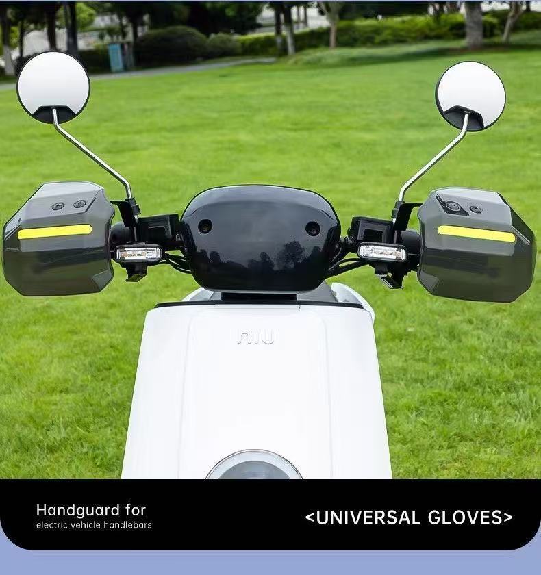 New Electric Vehicle Hand Guard Cover, Waterproof and Windproof, for Electric Bikes and Motorcycles, Sunshade, Rainproof, Anti-Fall Protective Gear