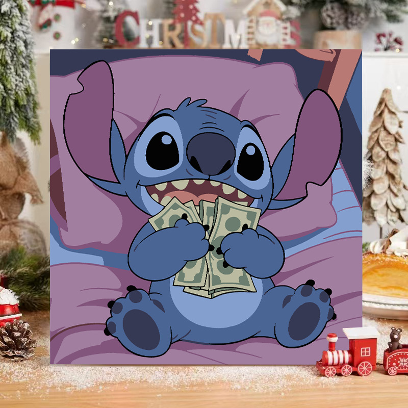 Disney DIY serie de animación de pintura al óleo digital Pokémon niños simple relleno de pintura al óleo fábrica al por mayor